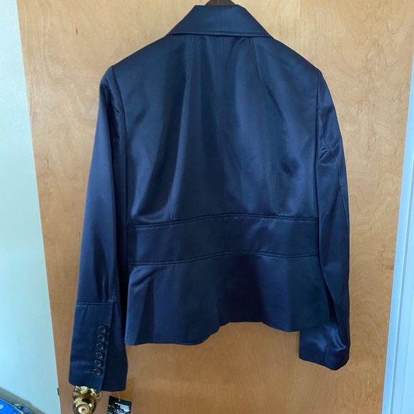 NWT “Into the Blue” Axcess by Liz Claiborne Satin Blazer - Picture 2 of 6
